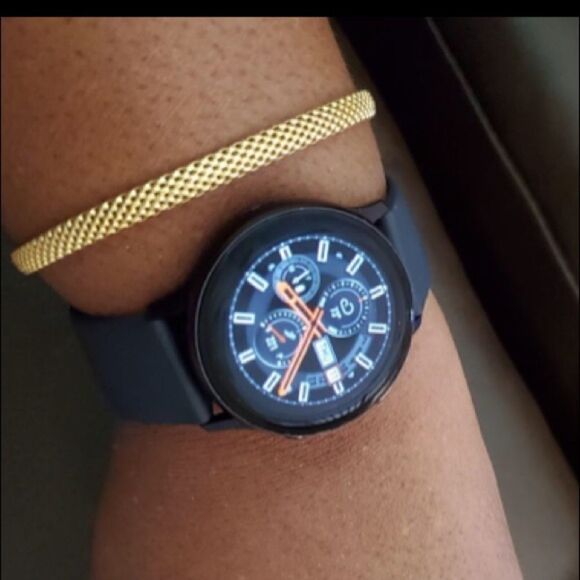 Unisex 18k over Sterling Silver Mesh Bracelet 5mm - Picture 2 of 9